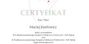 Certyficate - Maciej Józefowicz