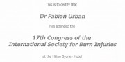 Beauty Group - dr Fabian Urban - certificate