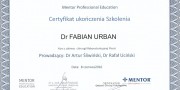 Beauty Group - dr Fabian Urban - certificate