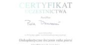 Certyficate - Piotr Drozdowski