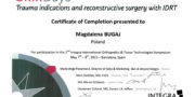 Certificate - Magdalena Bugaj