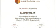 Fabian Urban - Certificate - Bergamo 2018